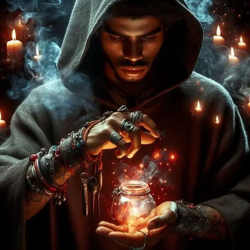 imagen de un alquimista