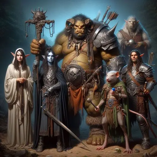 imagen de distintas razas de Norrath