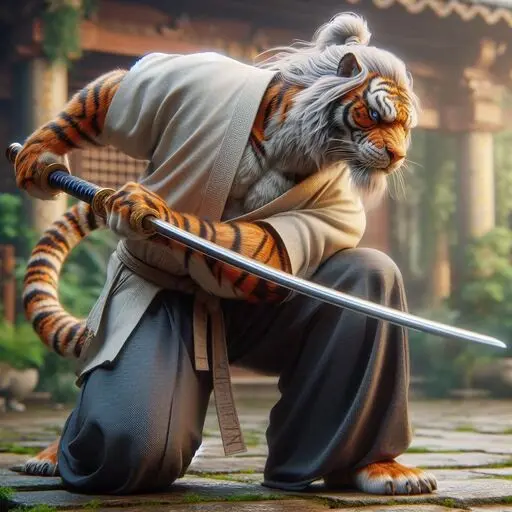 varshir-monk var-shir-monk-training-at-dojo-with-a-katana